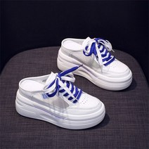 여성 블로퍼 통굽 키높이 슬리퍼 슬립온 봄여름 캐주얼 신발 WZB