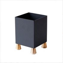 인테리어 고급 스틸 메이크업 브러쉬 꽂이, 블랙