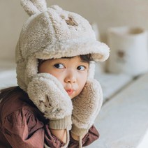 쿵스쿵스 아기 벙어리장갑 겨울장갑 유아 돌아기 곰돌이 토끼