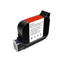 에코 솔벤트 잉크 카트리지 2588 블랙 열 휴대용 프린터 600 인치 당 점 만기일 12.7mm 잉크젯 코더, [01] Solvent ink