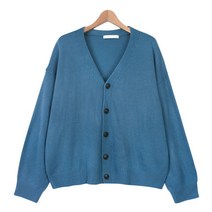 스콰즈 가디건 SBK008 6COLOR 남여공용 브이넥 니트 아우터 커플룩