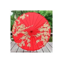 한지공예 지우산 일본우산 웨딩 레드 기름칠 종이 우산 Hanfu 여자 중국 스타일 실크 장식 파라솔 파라과이 Sombrilla, Spot stock