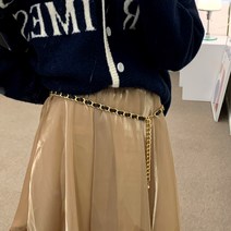 [스타일리스트소장] 링핑 클래식 y2k 레트로 골드 참벨트 벨리체인 샤벨트 명품 복고 버클 벨트