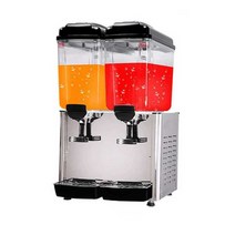 뷔페 음료 디스펜서 음료 주스 2구 음료통 셀프, 더블 실린더 단일 냉각