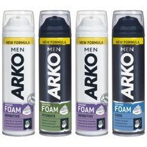 아르코맨 쉐이빙폼 4개 세트 200ml x 4개, 수분공급 4개