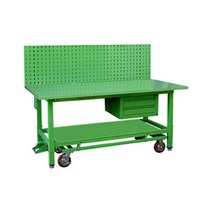 국산 작업대 선별다이 2단서랍 공구보관함 스틸상판 고중량