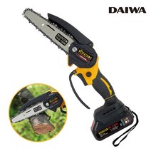 다이와 6인치 미니 소형 충전 체인톱 기계톱 DCS-150M, 충전 체인톱 (배터리충전기 포함)