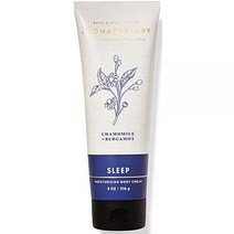 Bath and Body Works 아로마테라피 어웨이크닝 선 바디 크림 천연 에센셜 오일 226.8g(8온스) (어웨이크닝 선) 배쓰앤바디웍스, Chamomile Bergamot