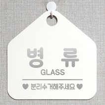 제제데코 와이파이 미용실 외출중 영업중 휴무 매장 재활용 안내판 팻말 안내표지판 300병류분리수거 오각20cm, 300병류분리수거 오각형 단면(포맥스 화이트+문구 실버헤어), 1개