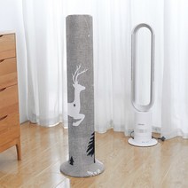 스탠드 타워형 선풍기커버(25x130cm/사슴)/선풍기보관