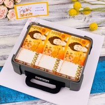 케익팩토리 수제 주문제작 맞춤 부모님 엄마 아빠 돈가방 생일선물 케이크, 1개, 1080g