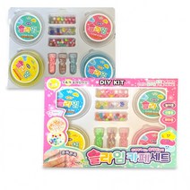 자연과학습 슬라임 카페세트 DIY KIT 랜덤 토핑 클리어슬라임 반짝이가루, 상세페이지 참조, 상세페이지 참조