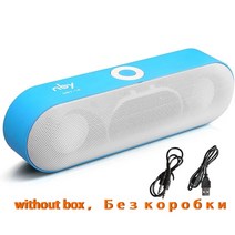 스피커 블루투스 TV스피커 휴대용 먀샬 jbl 스피커 NBY 18 휴대용 블루투스 스피커 미니 무선 3D 스테레오, 03 Blue no box