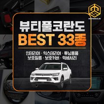 (골져스) 쌍용 뷰티풀코란도 용품 올뉴코란도 튜닝 악세사리 모음, 20gor.네비게이션 풀커버 보호필름