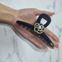 [인기100] 명품 집게핀 럭셔리 헤어 업스타일 올림용 삔 블랙 _ 59856EA