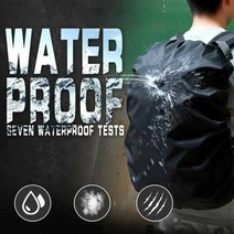 동호회 단체 선물 등산 배낭 여행 가방 방수 커버용 [SN:482D44#615], [W482D44], [색상]▷블랙　[#615]