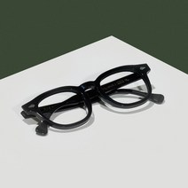 리에티 EDDY col.1 아넬형 뿔테 4사이즈 안경 남녀공용 블랙