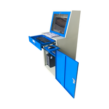 산업용 컴퓨터 수납장 캐비닛 CNC 공작기계 도난방지, 레귤러 풀리 블루 65x60x150cm