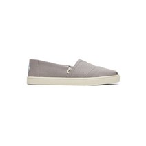 22FW [Alp Cupsole] 그레이 캔버스 여성 슬립온 TOSO2F031G1