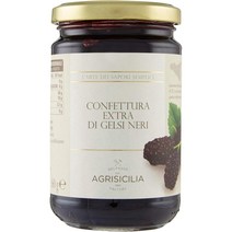 이탈리아 아그리시칠리아 AGRISICILIA 엑스트라 블랙 멀베리 뽕나무열매 오디잼 360g, 10팩