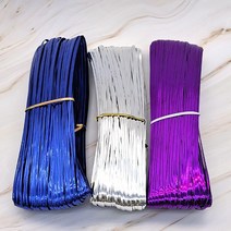 잘라쓰는 칼라타이 포장 트위스트 철끈 9종 택1 b0883, 레드