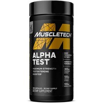 Muscletech MuscleTech Pro Series Alpha Test Testosterone Booster 머슬테크 알파 테스트 120 캡슐, 120개입, 2개, 120정