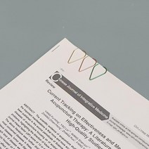 물방울 북마크 페이퍼클립 소형 민트 5P 책갈피, DDB_상품선택