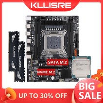 메인보드 컴퓨터 마더보드 Kllisre마더보드 콤보 키트 세트 X99 Xeon E5 2630 V3 LG 호환 호환A 20113 소, 단일옵션