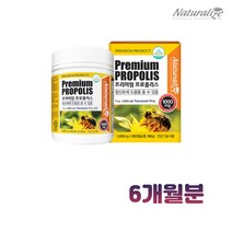 네추럴라이즈 프리미엄 프로폴리스 1000mg x 180캡슐 1통 6개월분