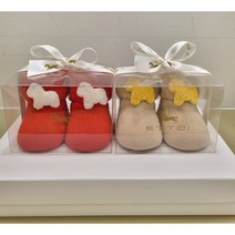 (에뜨와) (07P776004A) (쌍둥이임신축하선물)스테이신생아양말(2종) (유아 출산 백일 돌선물 조카선물)