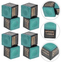 당구 게임 초크 스틱 팁 파우더 큐 마찰 증가 스누커 초콜릿 닦기 12 개, 01 Green25x2cm
