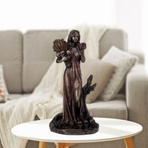 금토끼 그리스 여신 동상 입상 수지 포세이돈 입상 동상 장식 수지 조각 장식품 데스크탑, e