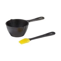 롯지 Cast Iron 실리콘 브러시 멜팅 포트 15.2 온스, Melting Pot