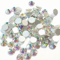 비즈라이프 MC컷크리스탈 논핫픽스 플랫백 네일스톤 크리스탈AB, 1팩, ss10/  2.6-2.9mm1440개