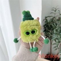 하찮은 우주 먼지 폼폼이 선글라스 에어팟 케이스, 에어팟 1, 초록