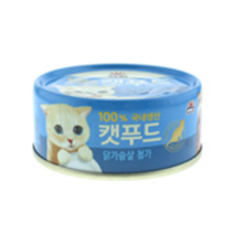 사조 캣푸드 간식캔 생선, 닭가슴살, 18개입