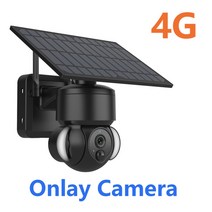 외부CCTV shiwojia 광 4g simwifi 야외 무선 cctv 클라우드 광 캠, 검은색 4g 카메라