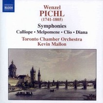 [CD] Kevin Mallon 피흘: 교향곡 - 칼리오페 클리오 다이아나 멜포메네 (Wenzel Pichl: Symphonies - Calliope ...