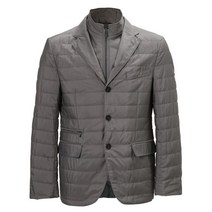 CORNELIANI 꼬르넬리아니 그레이 테크노 포플린 워터리펠런트 폴리 아이덴티티 자켓 CR9JAIP08 -