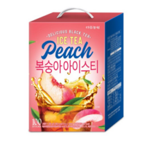 다농원 복숭아 아이스티 100p, 1300g, 8개