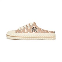 MLB 닝닝 플레이볼 뮬 모노그램 PLAYBALL MULE MONOGRAM NY D.Beige 193307