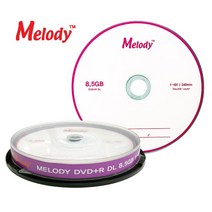 멜로디 DVD+R 더블레이어 8배속 8.5GB [케익통/10매]