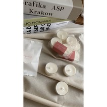 메이무드 티라이트캔들 [인테리어 오브제] 천연 소이왁스, 낱개+선물박스(+1000원), 벨루치나