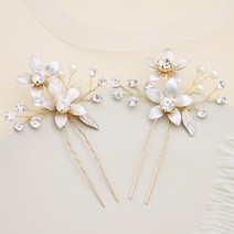 라온드레스 웨딩헤어핀 한복머리장식 혼주 올림머리장식 헤어장식 헤어-10