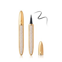 속눈썹 매직 셀프 접착식 아이 라이너 오래 지속되는 접착제 없음 개화 빠른 건조 붙이기 연필, [03] B3-black glue, [05] 40 pieces