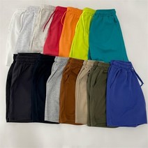 셀러허브 패션 남녀공용 특 여름양면 피그먼트 숏팬츠 면 반바지[16Cor]