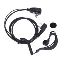 BAOFENG UV5R/KENWOOD/HYT 용 2 핀 이어피스 헤드셋 PTT 마이크 1m 이어 후크 워키 토키 버드 인터폰, 03 3PCS