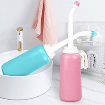 수동비데 휴대용비데 수동식비데 여행용 미니 무전원, 핑크, 핑크