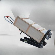 전동 계단 리프트 운반차 카트 핸드카 운반기 이동식 소형 구르마 손수레, 1680W