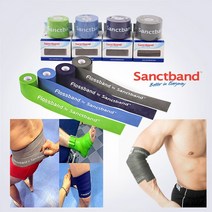 스포리지 혈류제한 강력 압박밴드 SanctBand Floss (모세혈관수축 수축트레이닝밴드 통증환화밴드), 레벨2 블루베리 (중)
